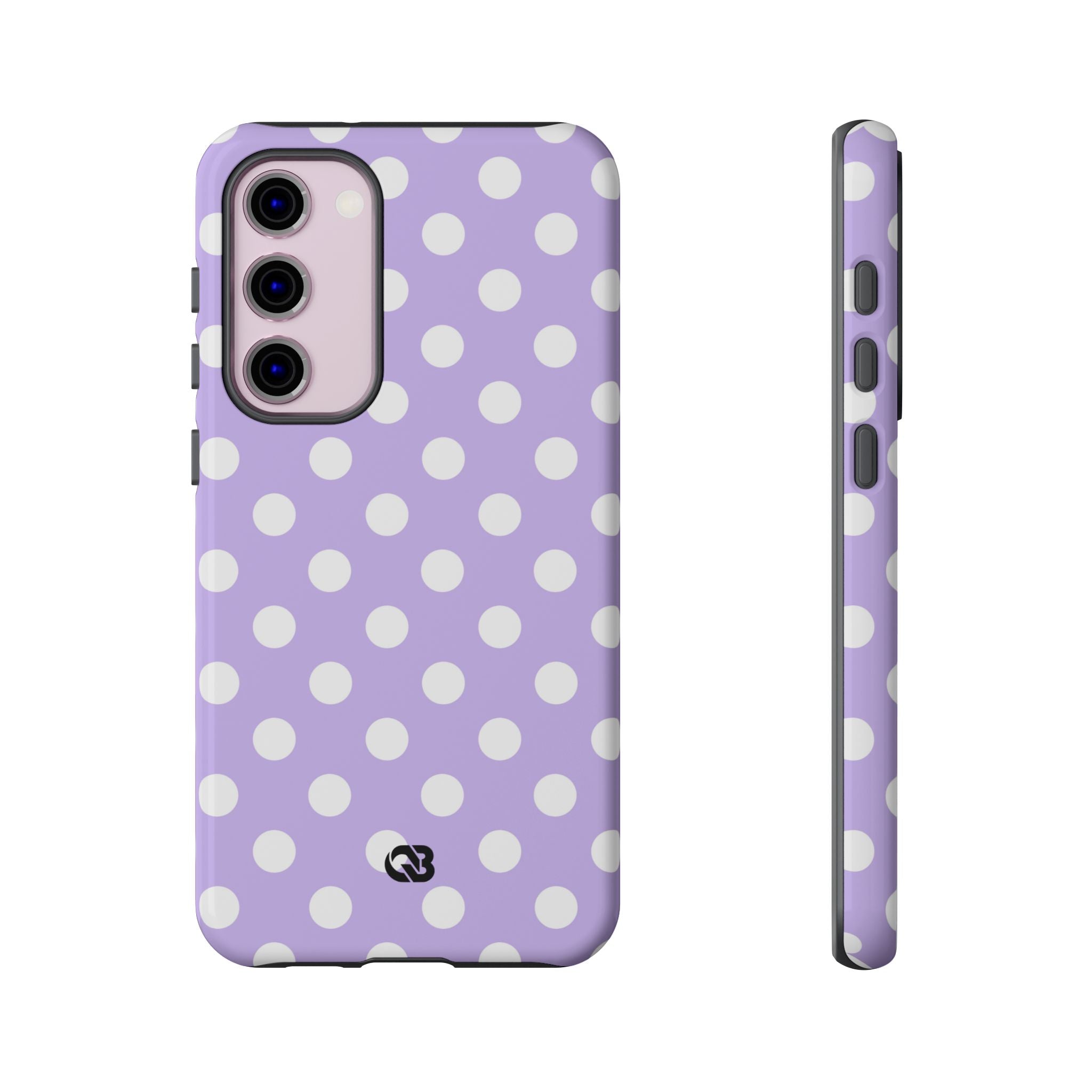 Lavender Polka Grid · Tough Θήκη για Samsung