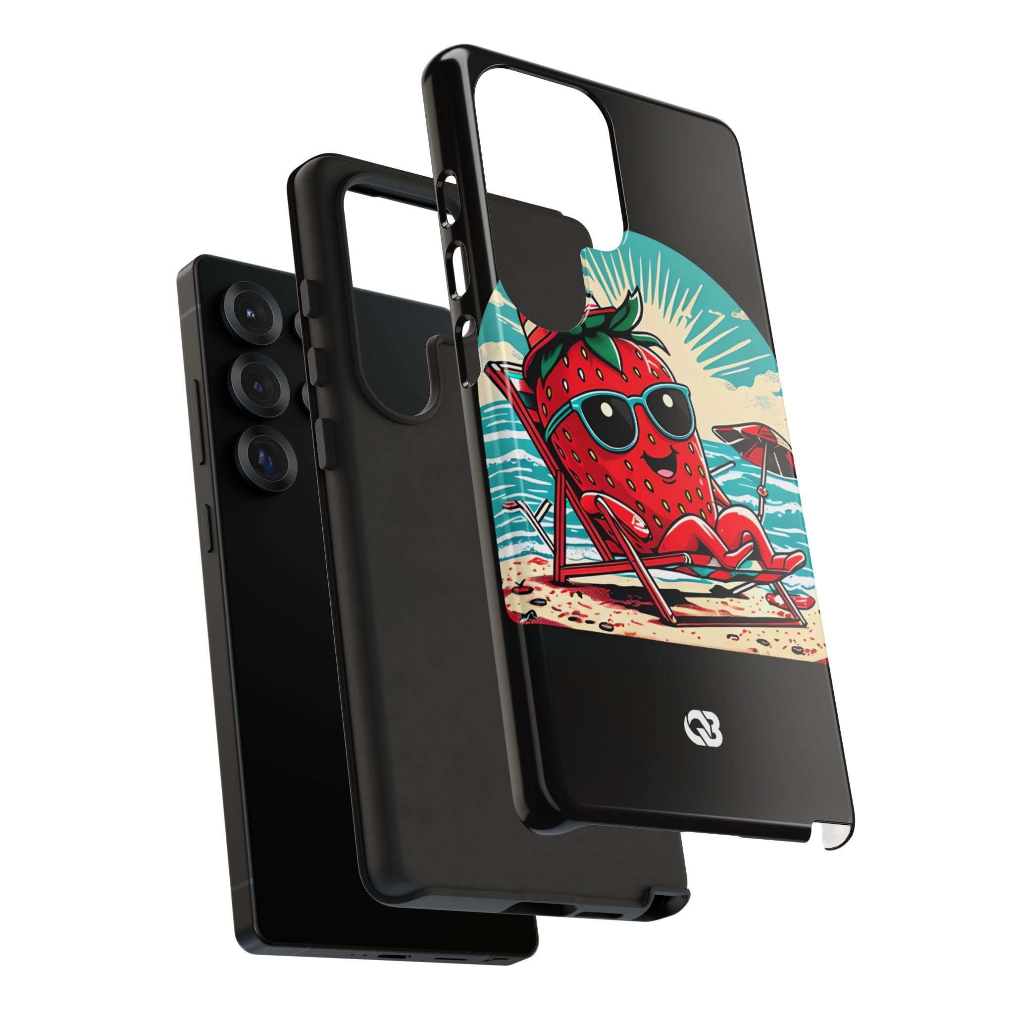 Retro Coastal Berry · Tough Mobilskal för Samsung