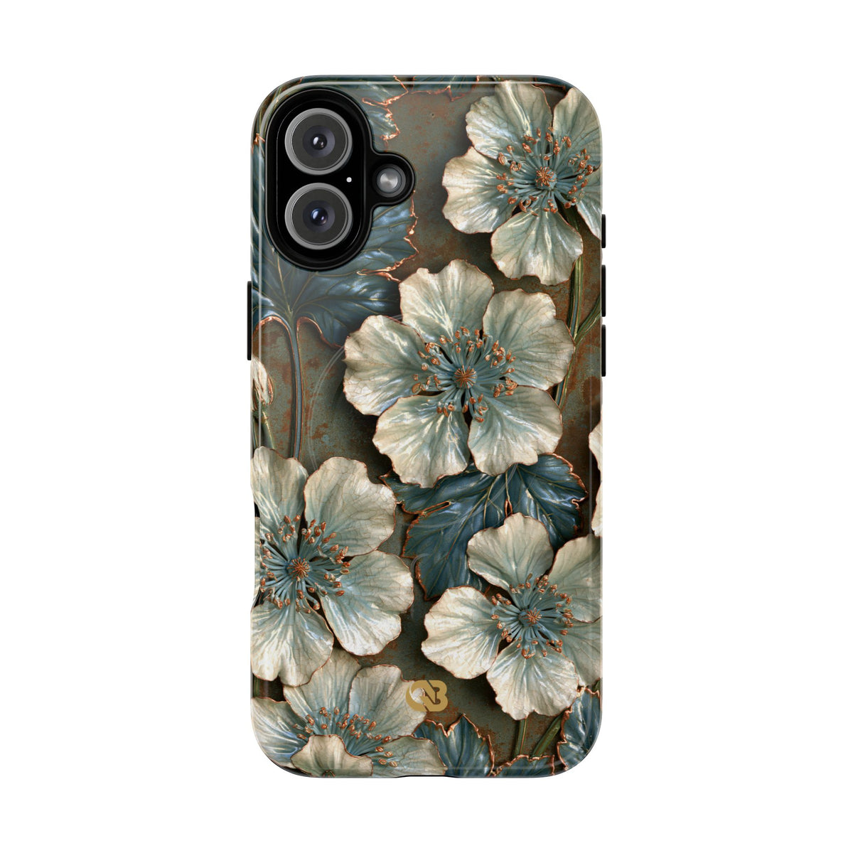 Gilded Blossom Reverie · Tough 2.0 Magnetic Phone Case for iPhone · Teal