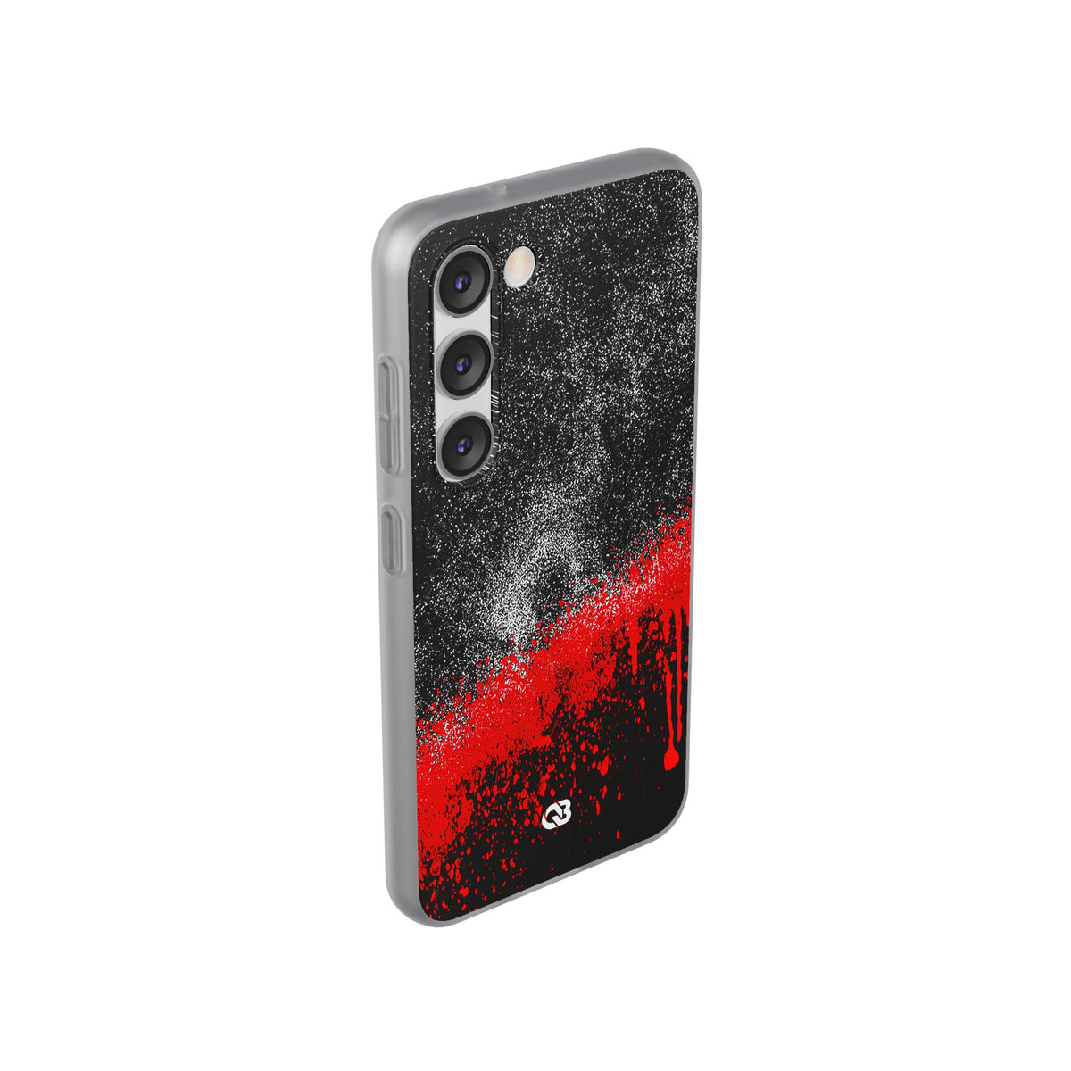 Crimson Noir Drip · Lite Phone Case for Samsung · Black
