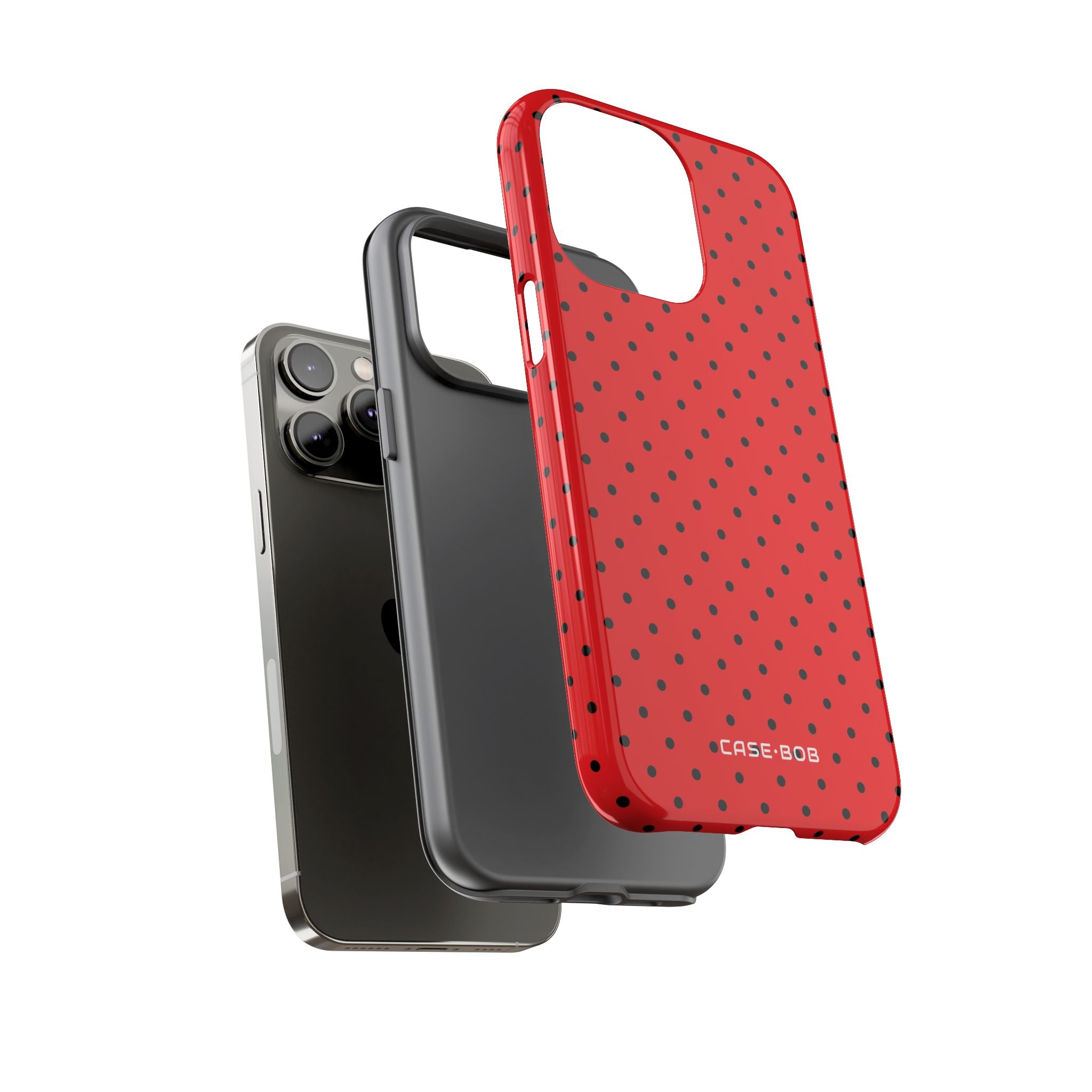 Crimson Dot Matrix iPhone 14 Pro Max -kovauskuori - Tough
