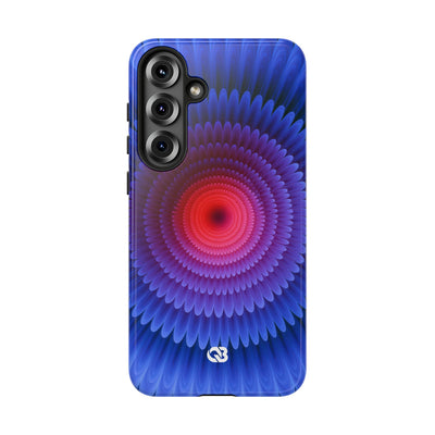 Radial Spectrum Bloom · Tough Phone Case for Samsung · Blue