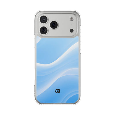 Blue Impact MagSafe Phone Case for iPhone - Glacial Blue Silk