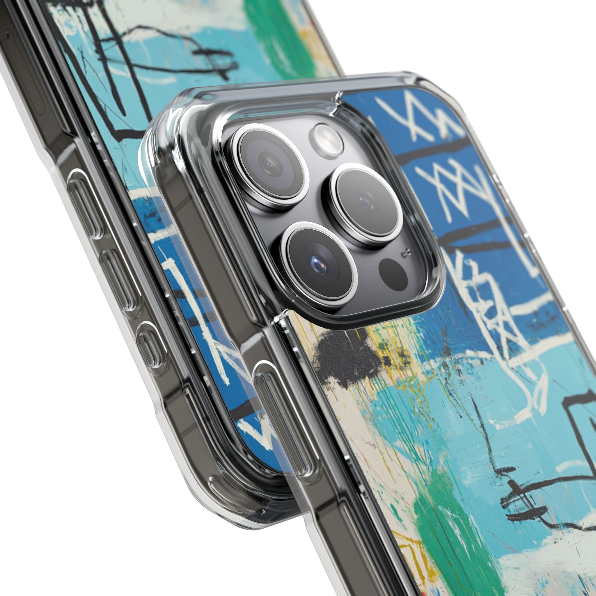 Azure Urban Scribble · Impact Custodia per iPhone · Magsafe