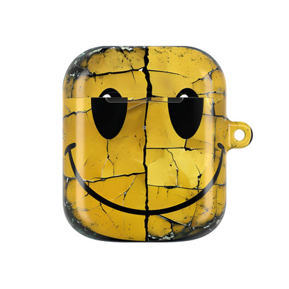 Cracked Smiley - AirPods Case