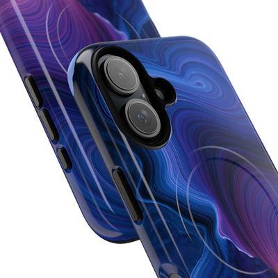 Radiant Strata · Tough 2.0 Magnetic Phone Case for iPhone · Blue