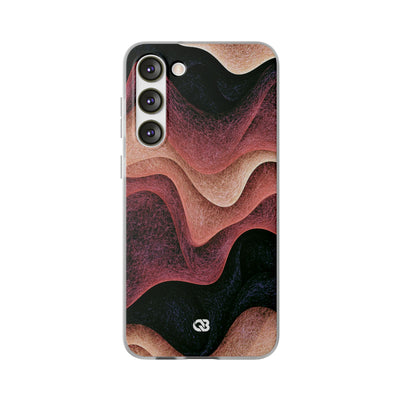 Rose Contour Waves · Lite Phone Case for Samsung · Pink