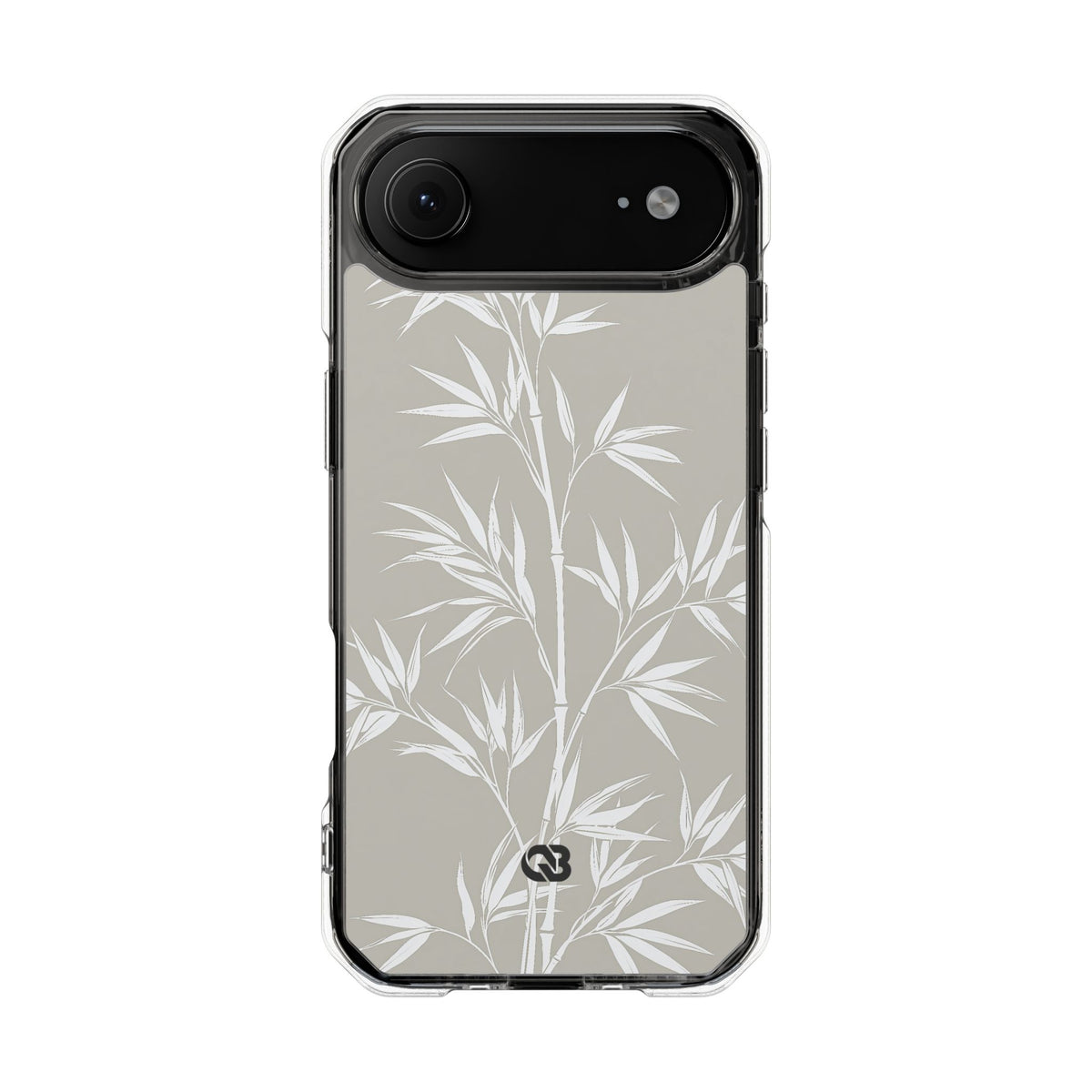 Serene Bamboo · Clear Impact Magnetic Phone Case for iPhone ·  Beige