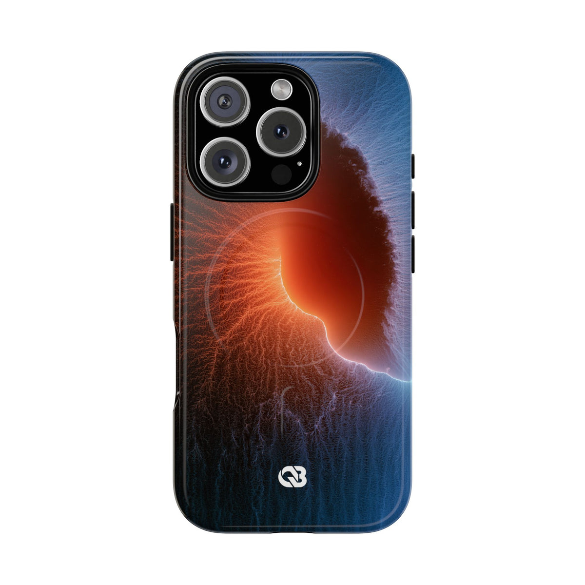 Thermal Aura Pulse · Tough 2.0 Magnetic Phone Case for iPhone · Blue