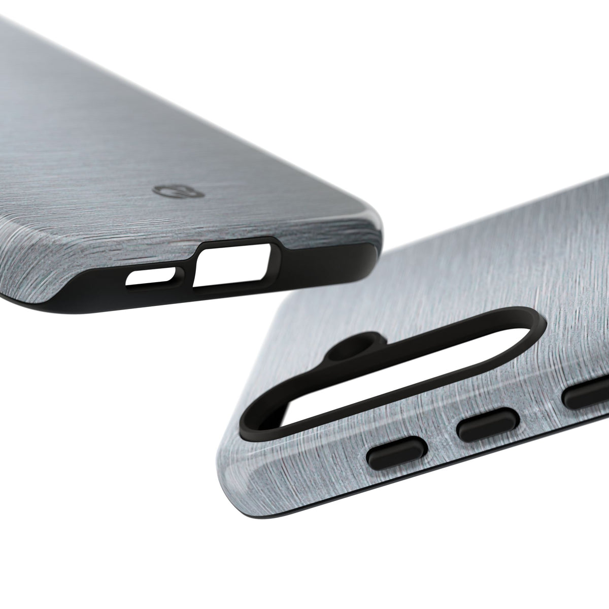 Brushed Aluminum · Tough Phone Case for Samsung · Silver