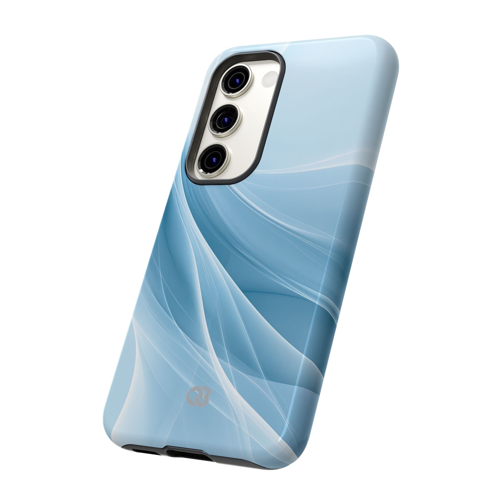 Blue Tough Phone Case for Samsung - Arctic Silk Drift
