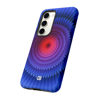 Radial Spectrum Bloom · Tough Phone Case for Samsung · Blue