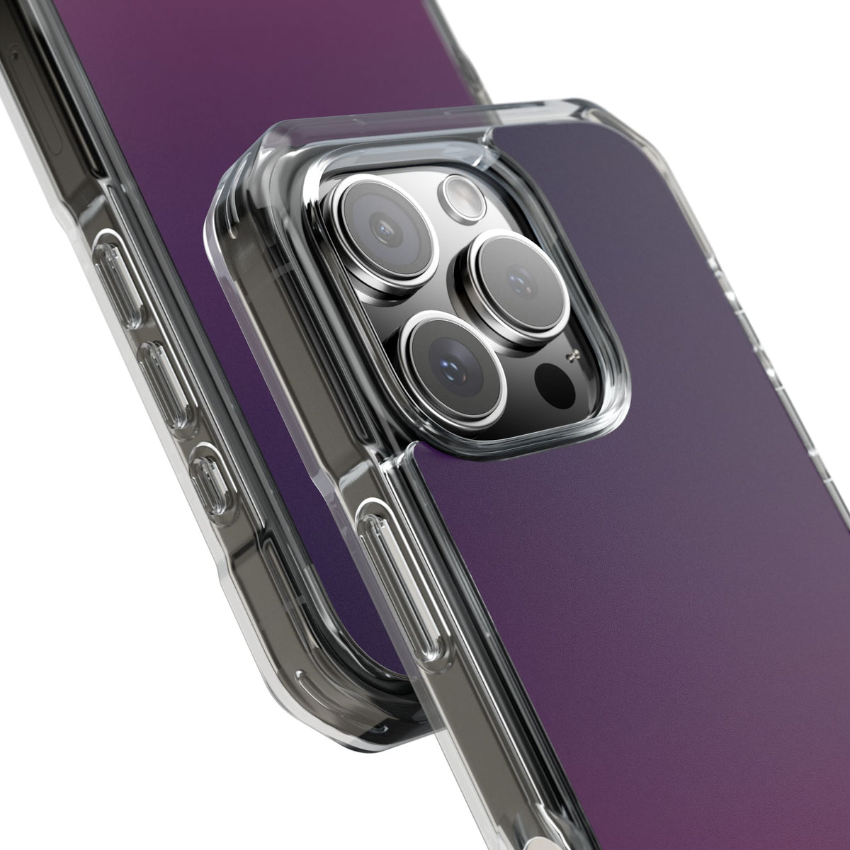 Velvet Dusk · Clear Impact Magnetic Phone Case for iPhone · Purple