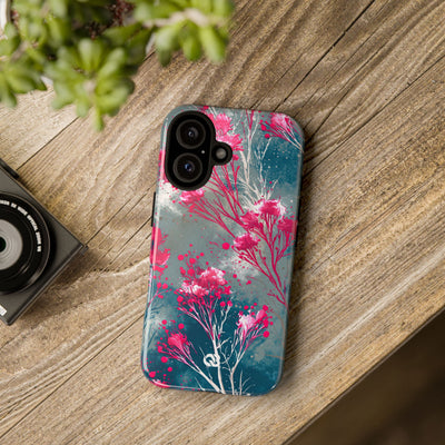 Cyber Blossom · Tough Phone Case for iPhone · Teal