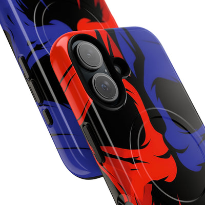 Crimson Cobalt Skulls · Tough+ Phone Case for iPhone · Magsafe