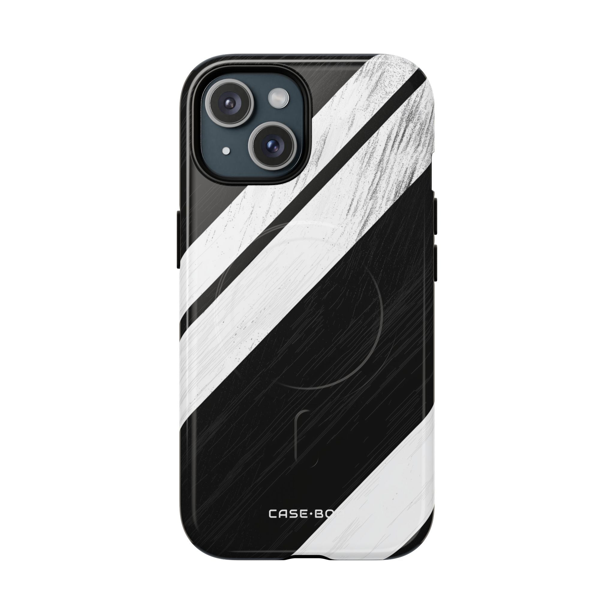 Distressed Stripe Motion iPhone 15 Skal - Tough+