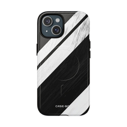 Distressed Stripe Motion iPhone 15 Skal - Tough+