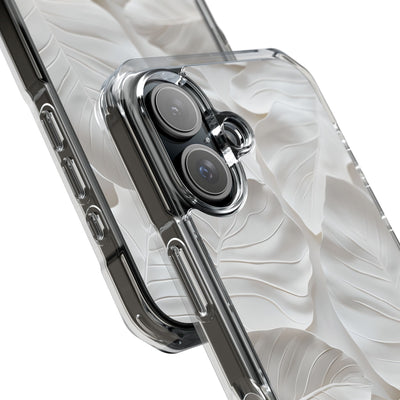 Sculpted Ivory Leaves · Impact Phone Case for iPhone · Magsafe