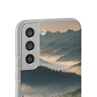 Foggy Mountain Ridge · Soft Phone Case for Samsung