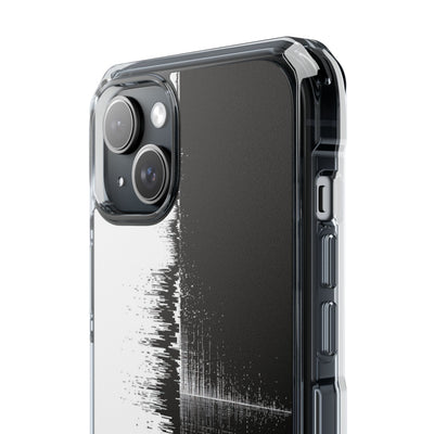 Black Impact MagSafe Phone Case for iPhone - Static Signal Split