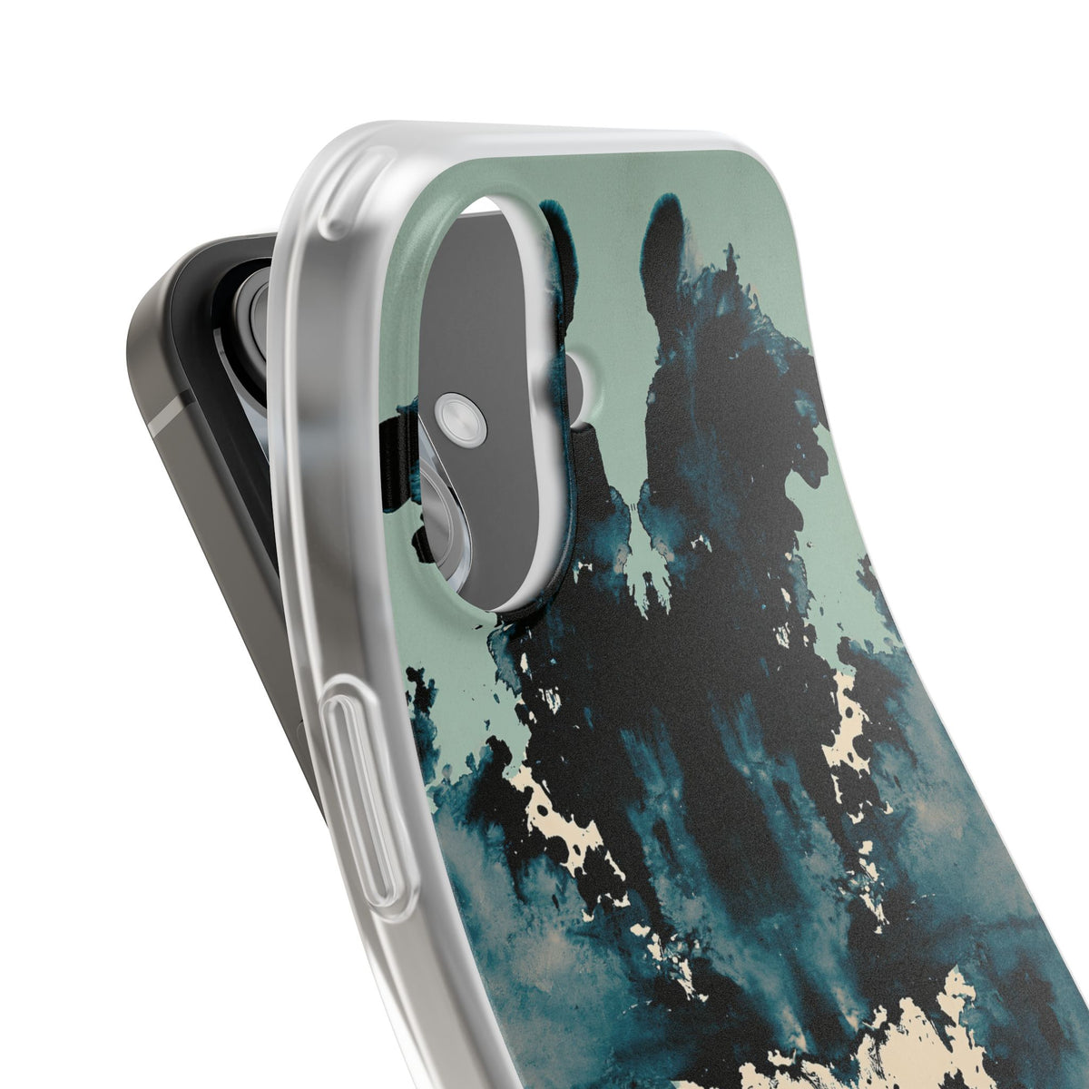 Rorschach Ink Void · Lite Phone Case for iPhone ·  Black