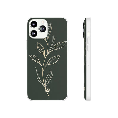 Minimal Botanical Stem · Lite Phone Case for iPhone ·  Green