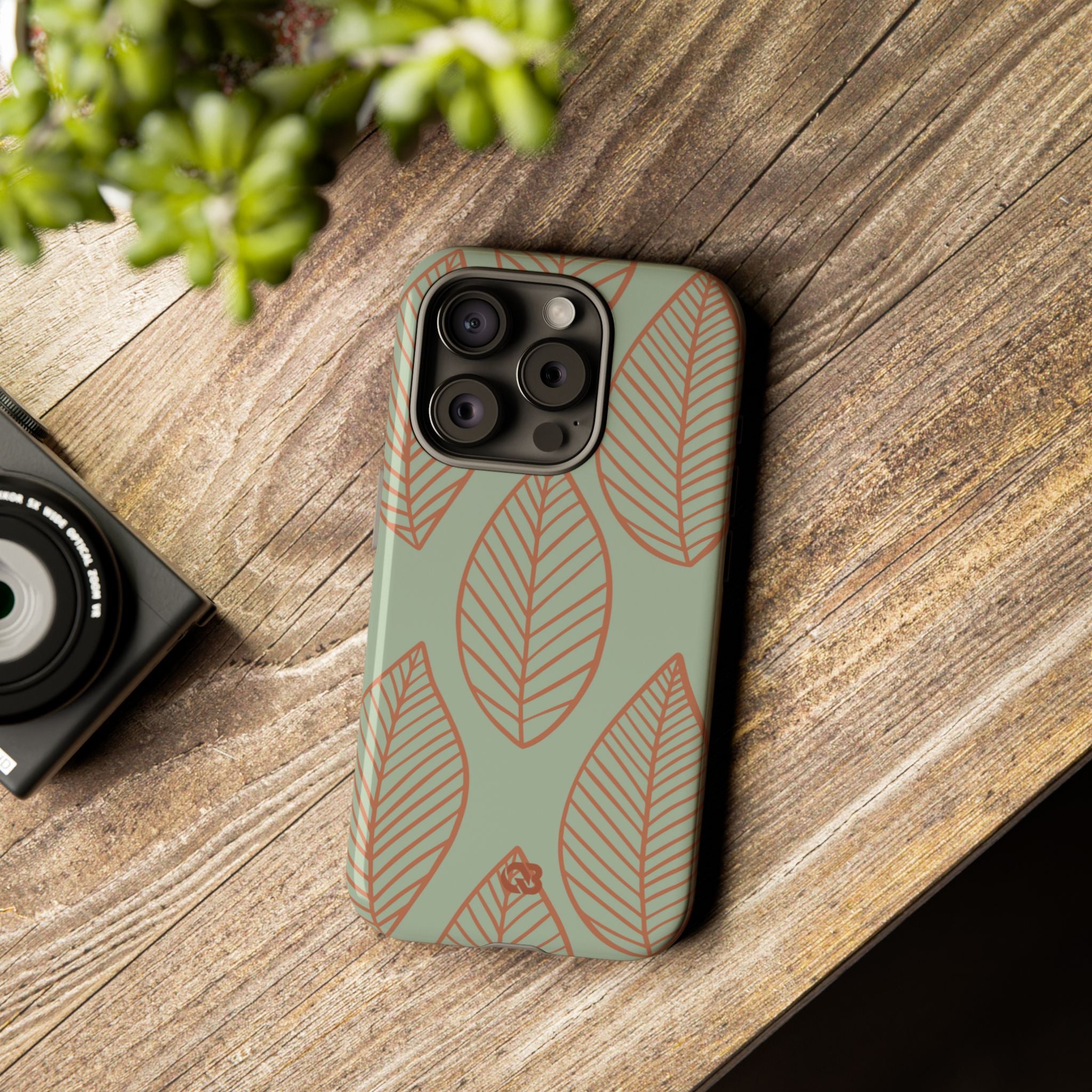 Sage Earth Leaves · Tough Phone Case for iPhone