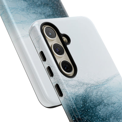 Teal Tough Phone Case for Samsung - Arctic Pulse Mesh