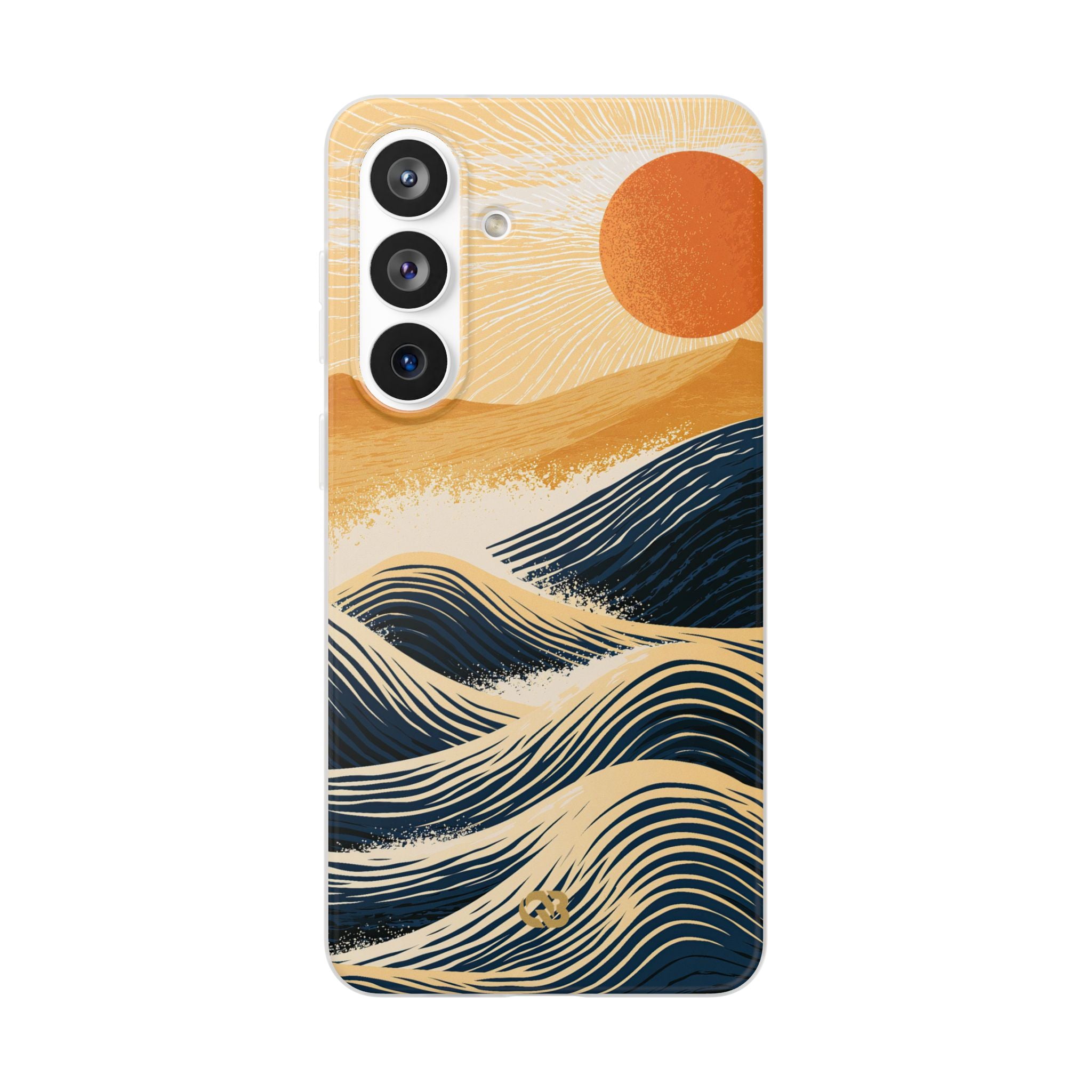 Blue Lite Phone Case for Samsung - Kyoto Cresting Tide