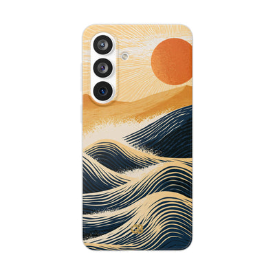 Blue Lite Phone Case for Samsung - Kyoto Cresting Tide
