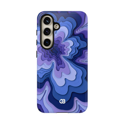 Periwinkle Strata Bloom · Tough Phone Case for Samsung · Purple