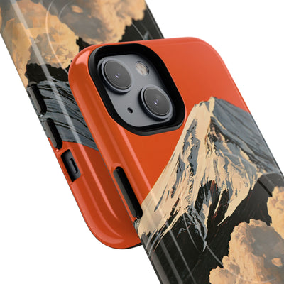 Sacred Peak Fuji · Tough 2.0 Magnetic Phone Case for iPhone · Orange