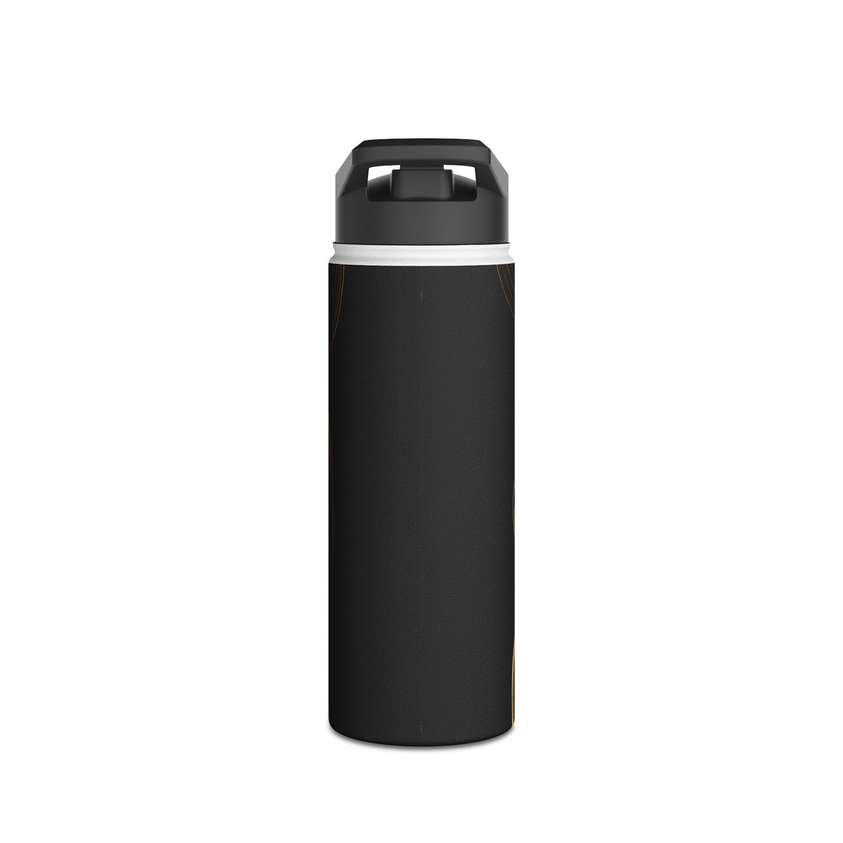 Golden Horizon Drift · Insulated Water Bottle · Black
