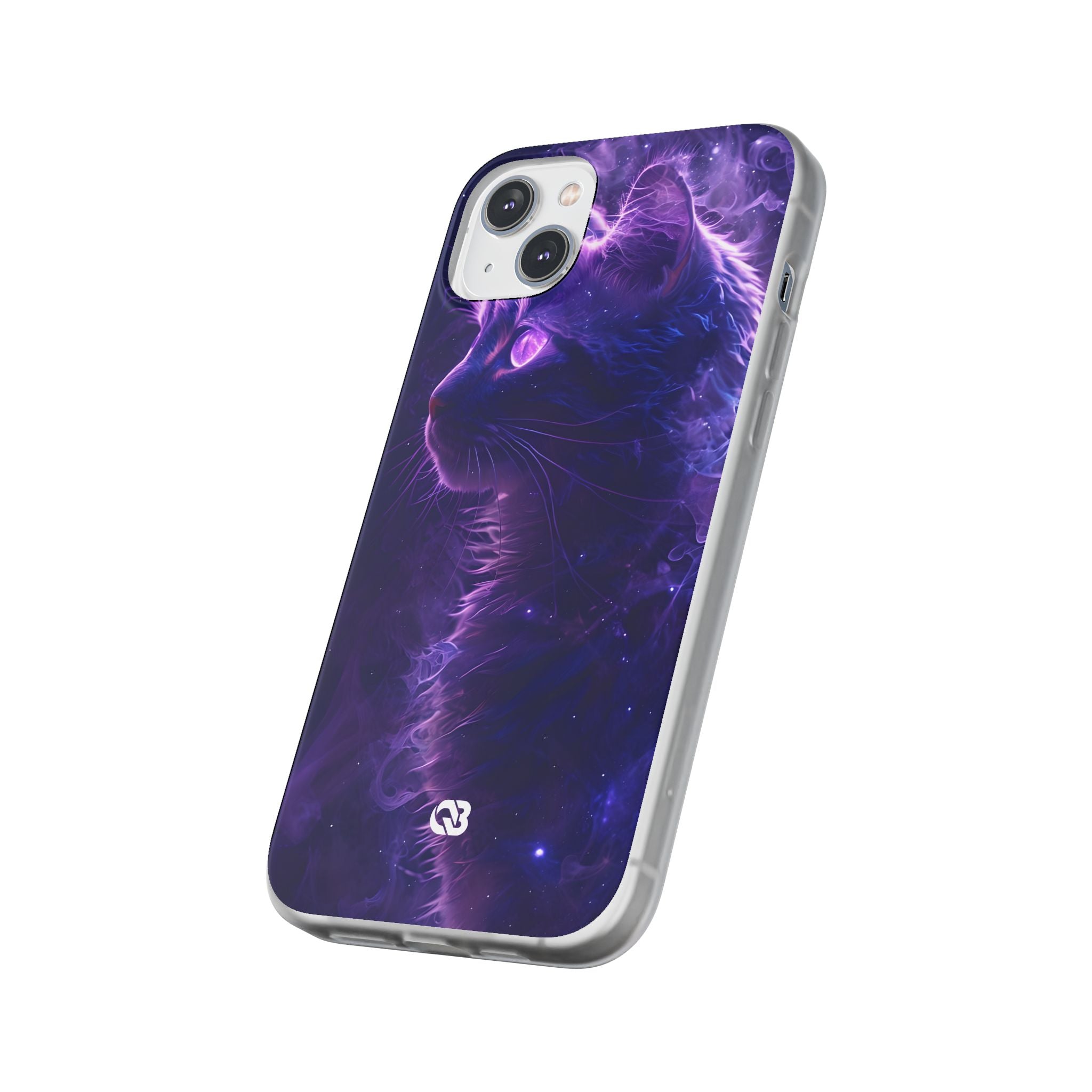 Purple Void Feline · Soft Custodia per iPhone