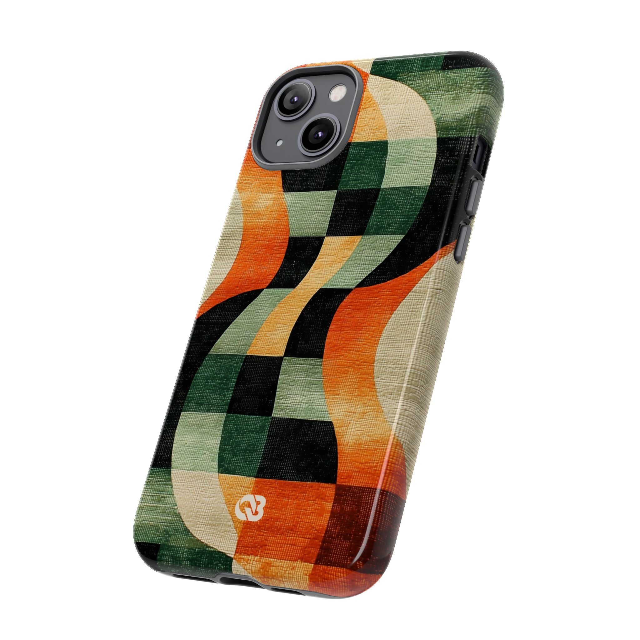 Burnt Orange Curve · Tough Etui na telefon dla iPhone