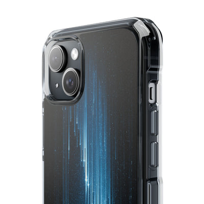 Nocturnal Cascade · Clear Impact Magnetic Phone Case for iPhone ·  Black