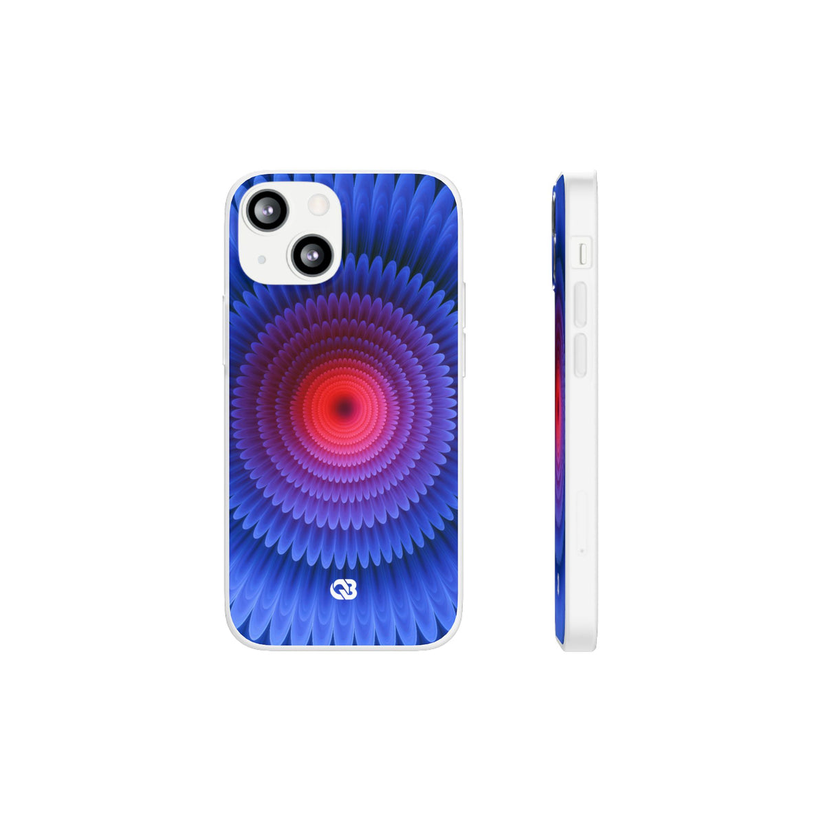 Radial Spectrum Bloom · Lite Phone Case for iPhone ·  Blue
