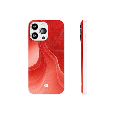 Crimson Dunes · Lite Phone Case for iPhone ·  Red