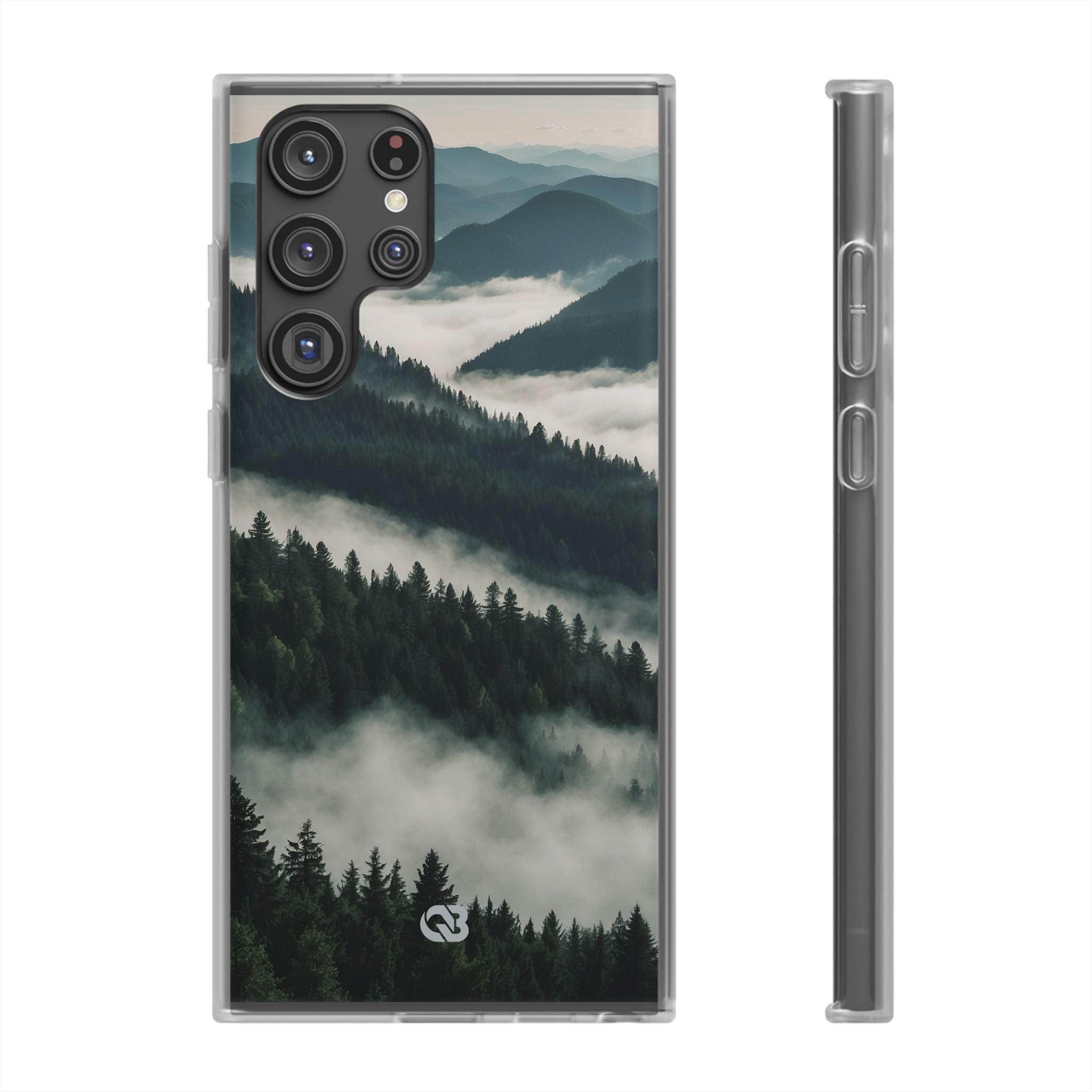 Misty Pine Peaks · Soft Phone Case for Samsung