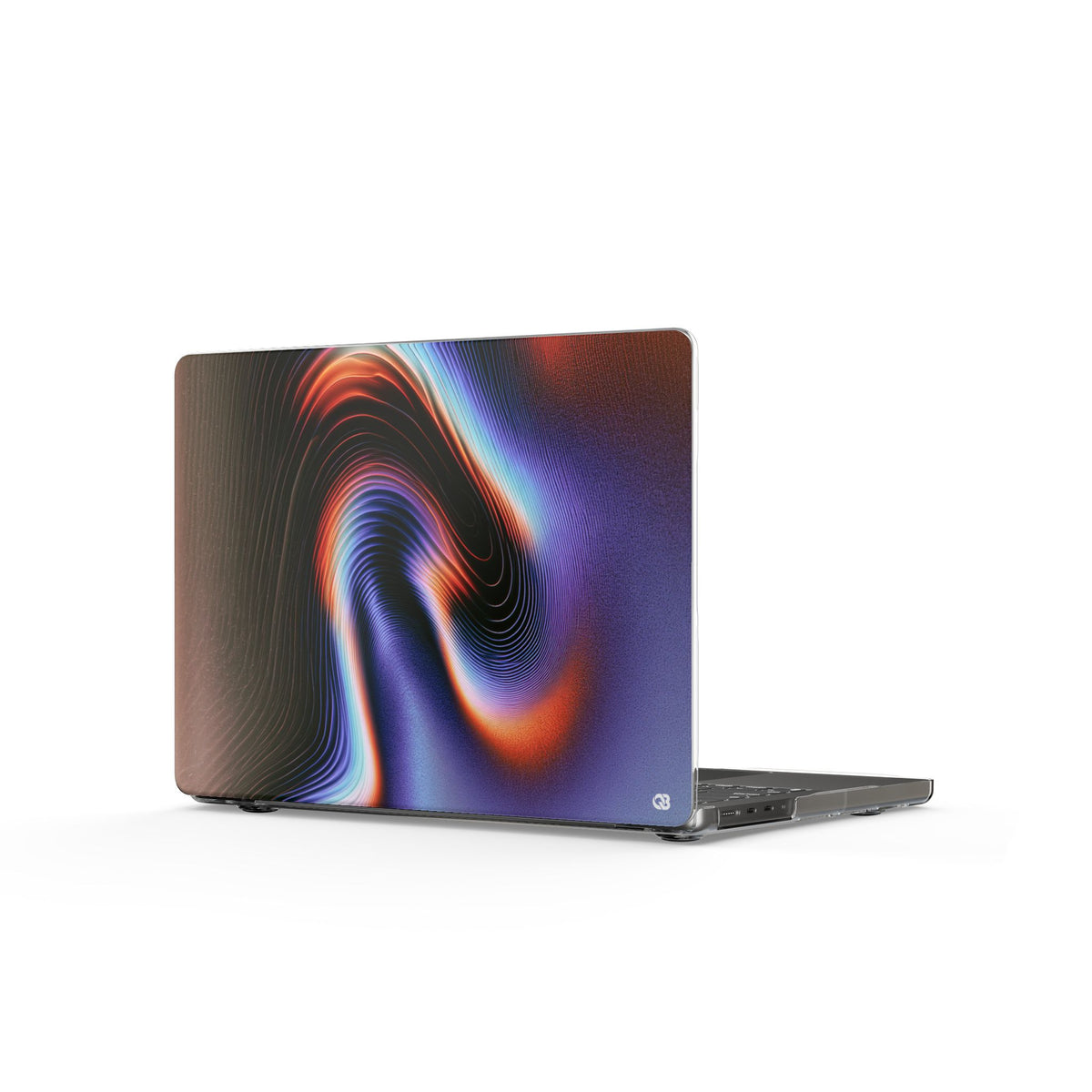 Prismatic Resonance · Clear Hard Case for MacBook · Purple