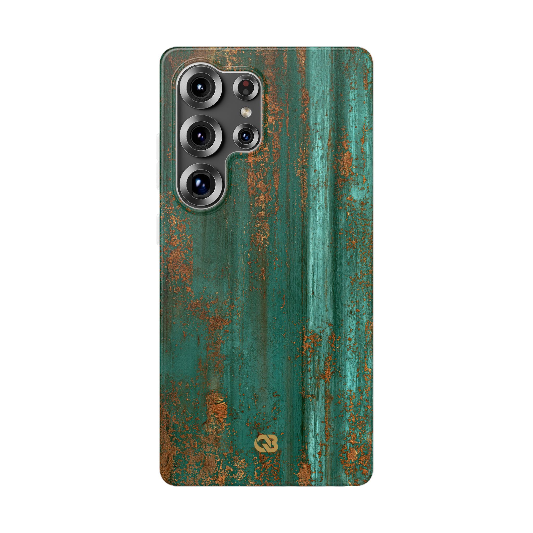 Teal Lite Phone Case for Samsung - Verdigris Copper Siding