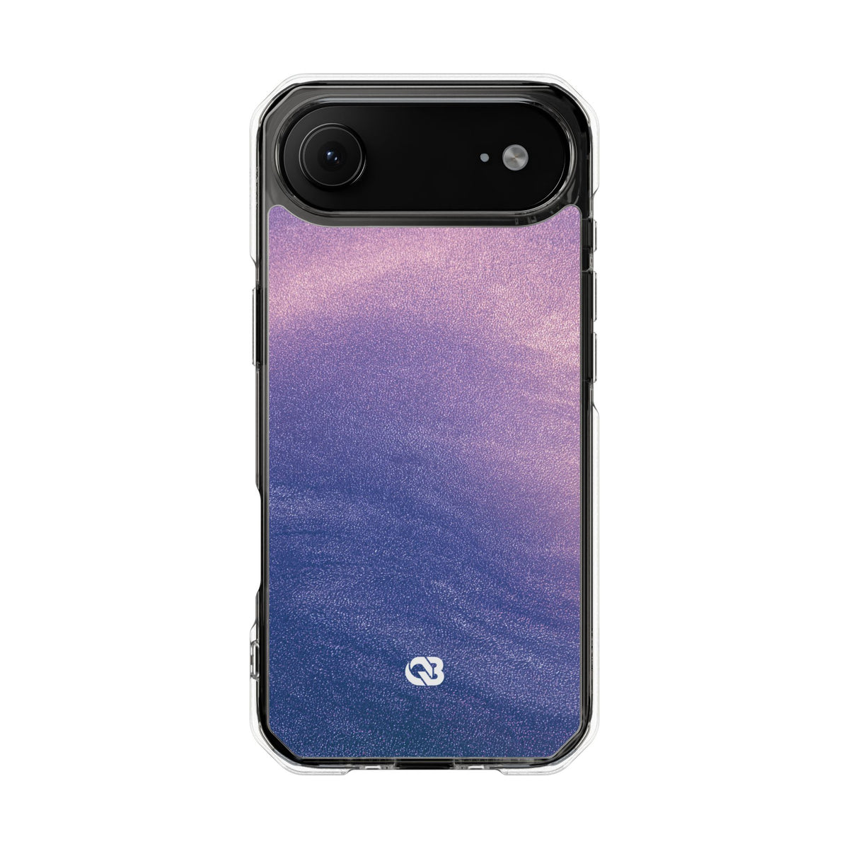 Ethereal Violet Glow · Clear Impact Magnetic Phone Case for iPhone · Purple