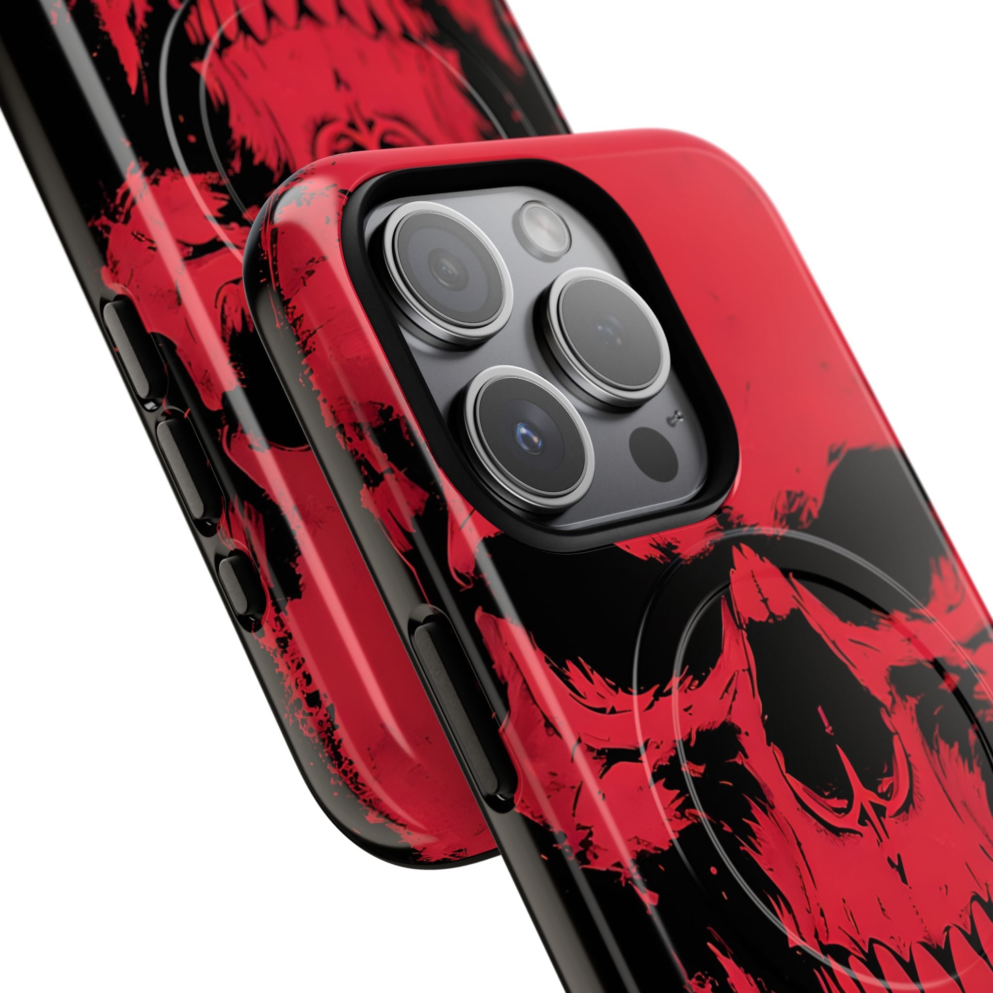 Crimson Street Skull · Tough+ Magsafe