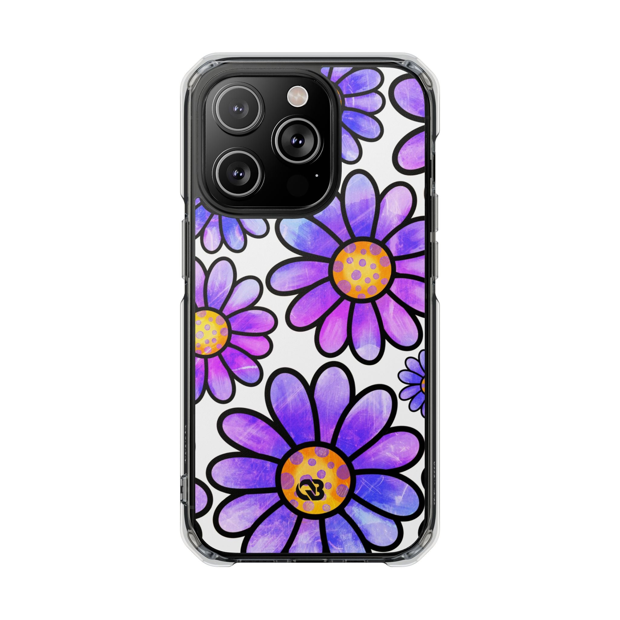 Violet Grunge Bloom · Impact Phone Case for iPhone · Magsafe