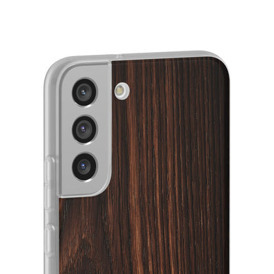 Brown Lite Phone Case for Samsung - Burnished Mahogany Grain