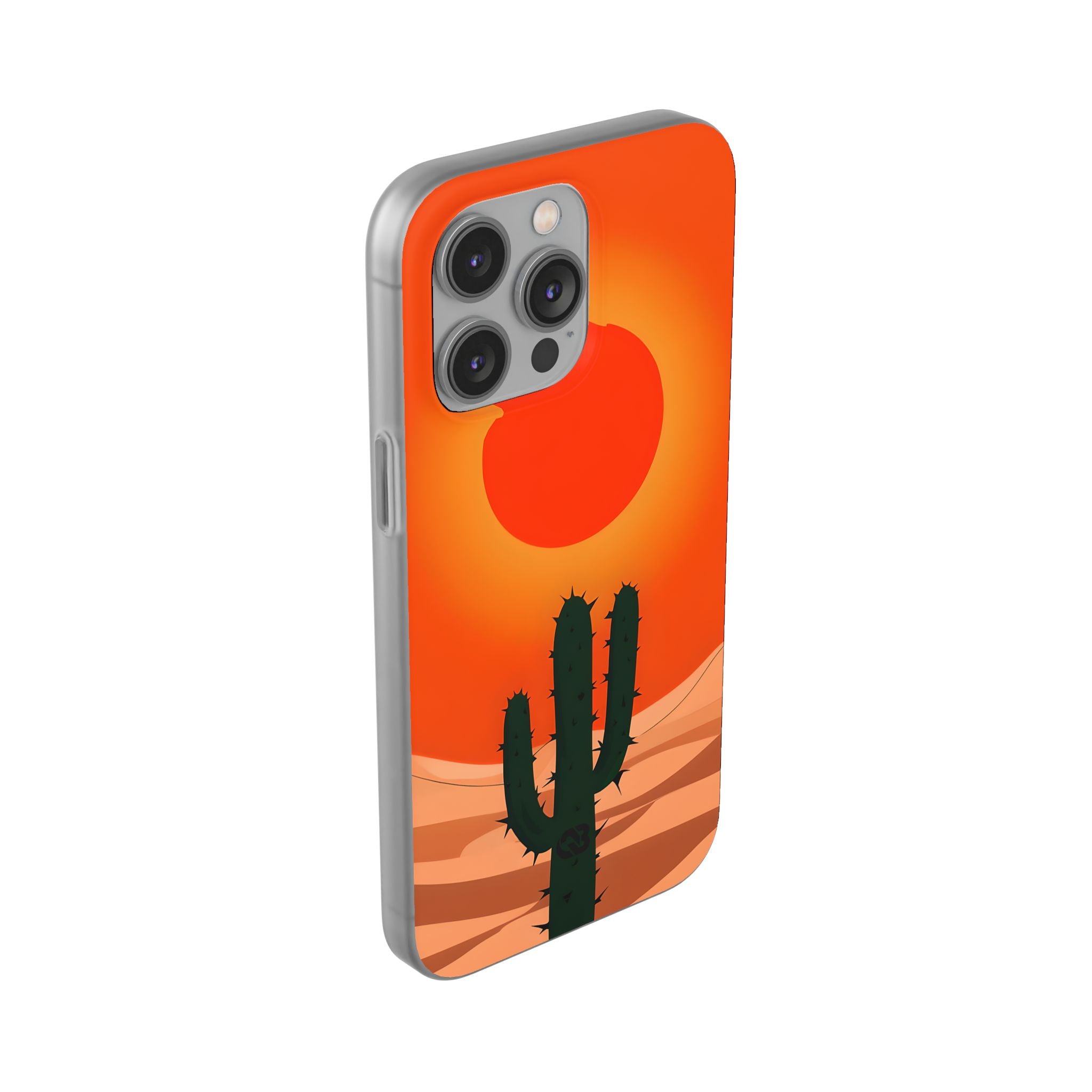 Scorched Saguaro Sunset · Soft Phone Case for iPhone