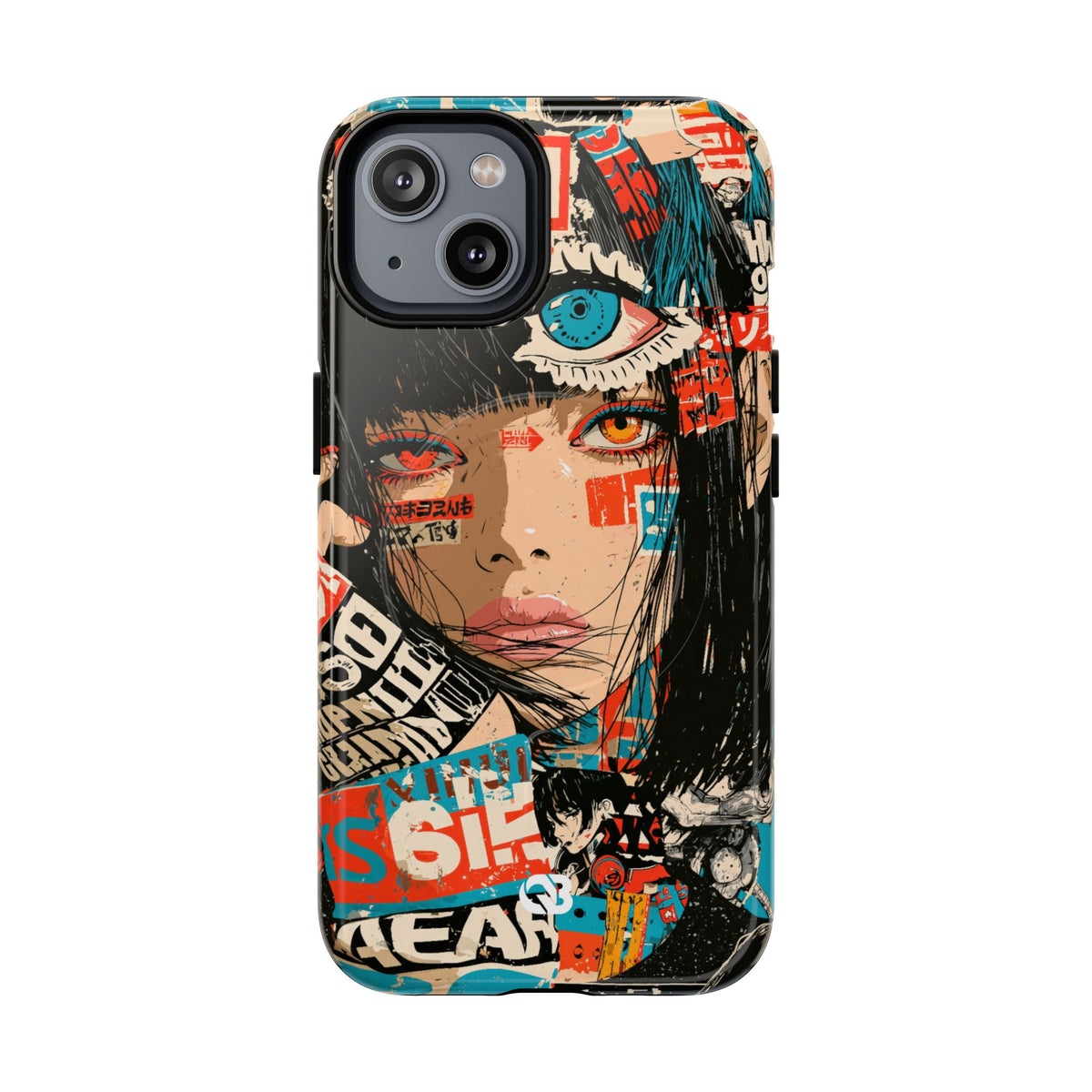 Shibuya Street Collage · Tough 2.0 Magnetic Phone Case for iPhone · Red