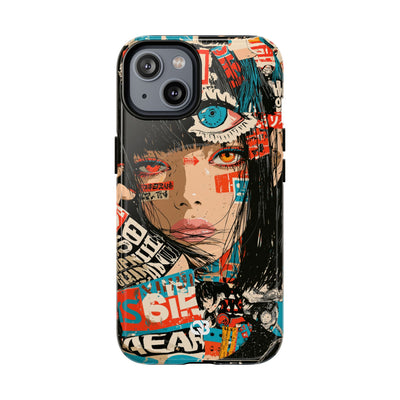 Shibuya Street Collage · Tough 2.0 Magnetic Phone Case for iPhone · Red