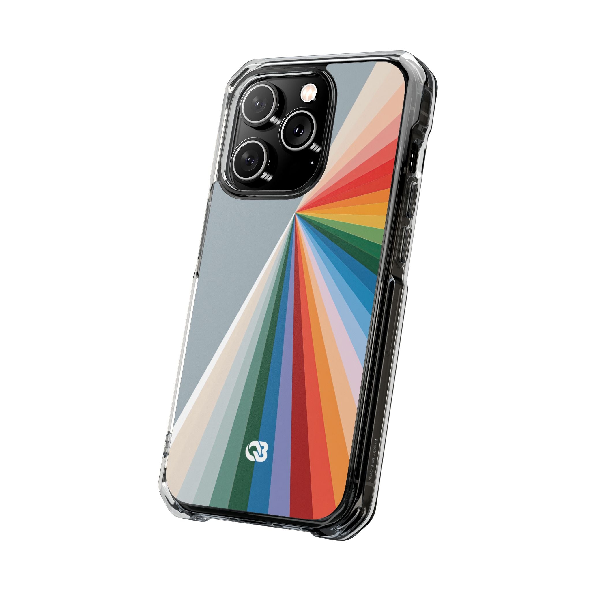 Grey Impact MagSafe Phone Case for iPhone - Slate Prism Burst