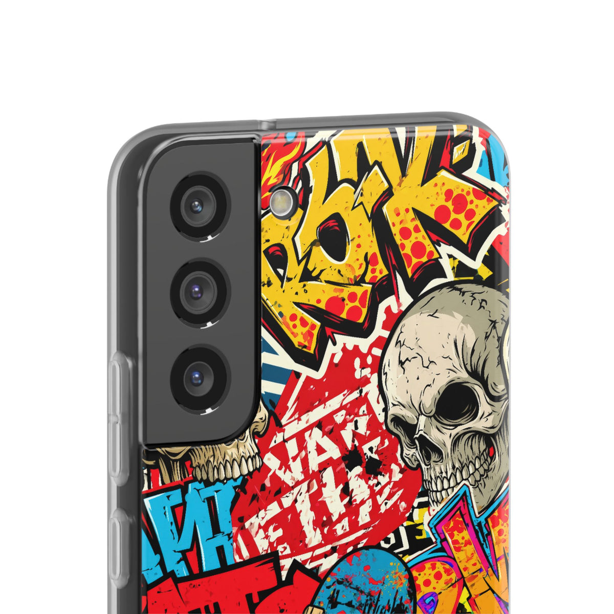 Skate Skull Riot · Lite Phone Case for Samsung · Red
